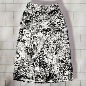 Jane Ashley Stretch Maxi Skirt M